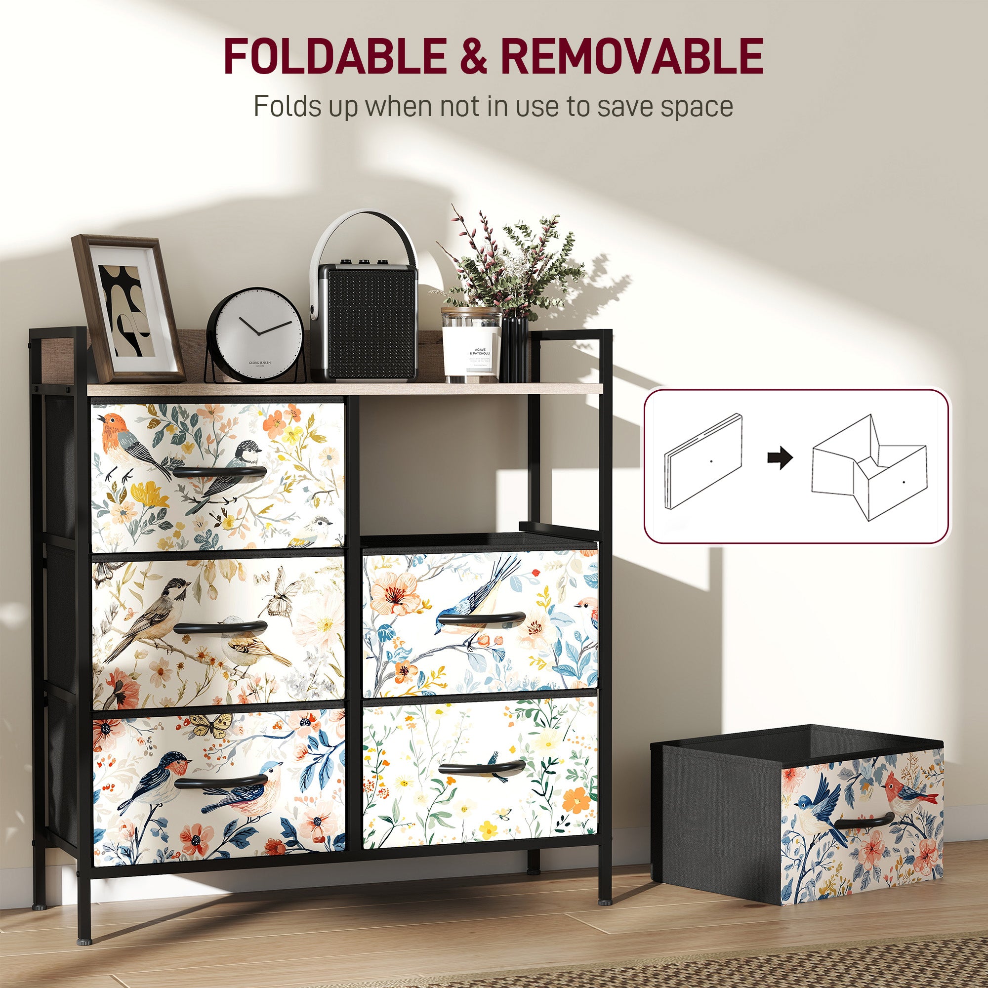 6-Drawer Chest of Drawers - White