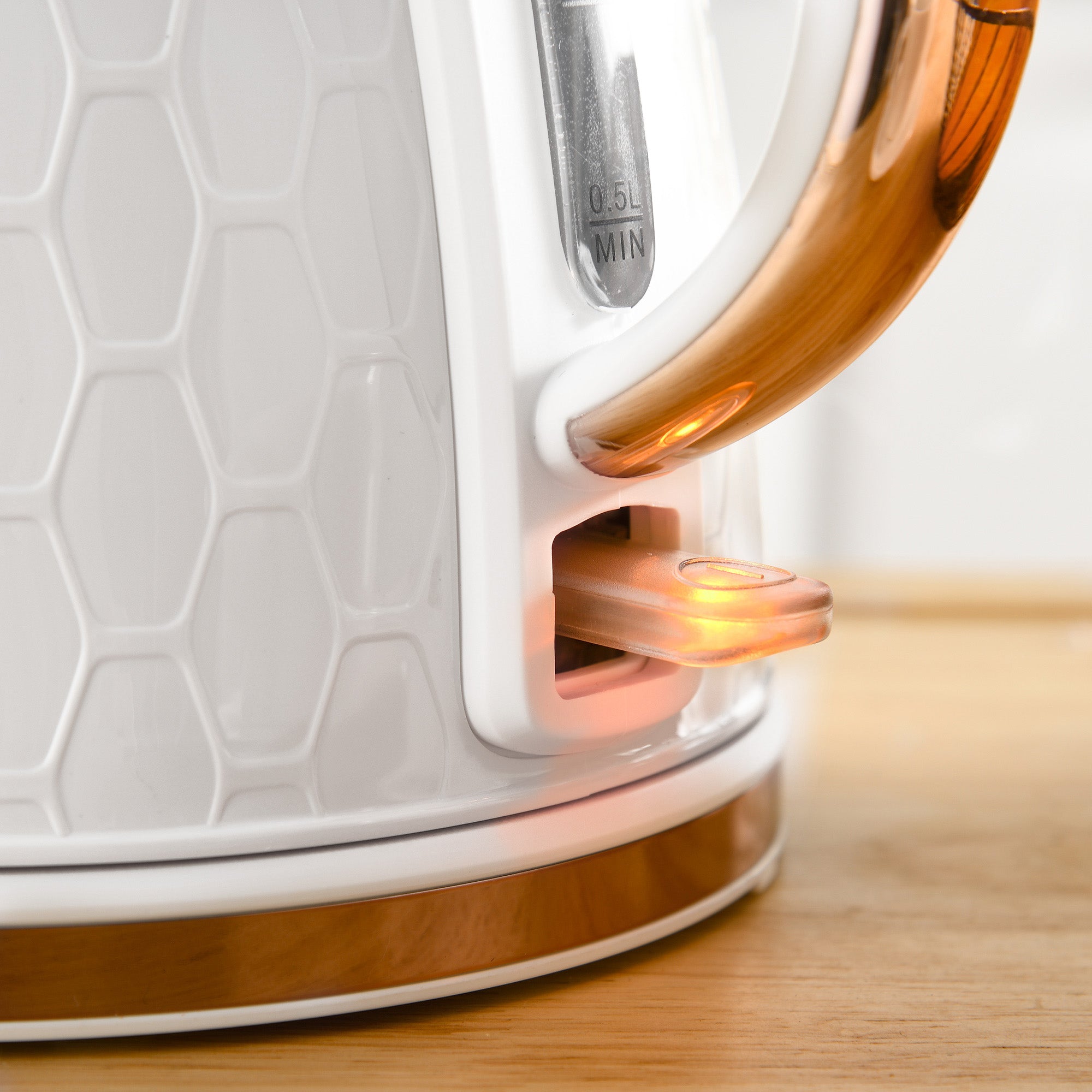 1.7L 3000W Fast Boil Kettle & 4 Slice Toaster Set, Kettle and Toaster Set with 7 Browning Controls, Crumb Tray, White