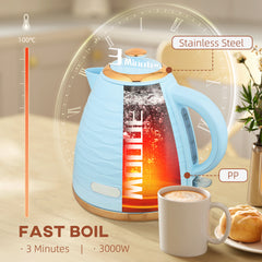 Fynco - 3kW Rapid Boil Honeycomb Kettle - Light Blue