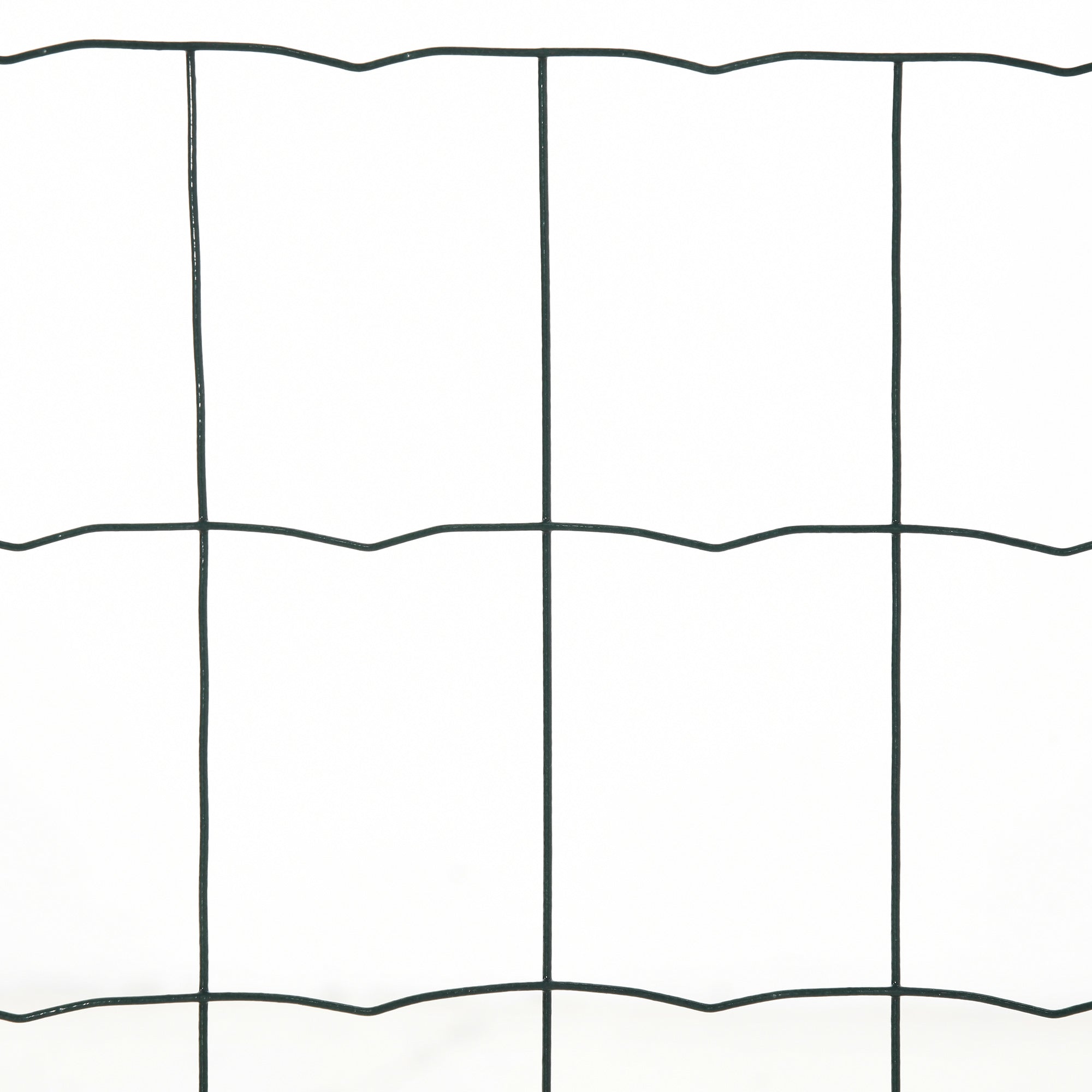 0.6M x 10M Chicken Wire Mesh Roll Rabbit Poultry Animal Fence PVC Coated Steel Metal Garden Netting Fencing