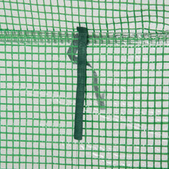 100 x 50 x 150cm Tomato Greenhouse Steel Frame PE Cover with Roll-up Door Outdoor for Backyard, Balcony, Garden, Green