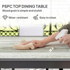 Five-Piece Outdoor Garden Dining Set - Grey