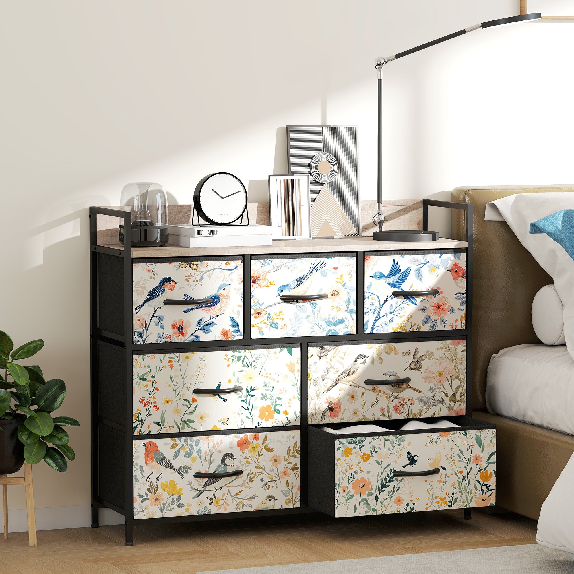 7-Drawer Chest of Drawers - White