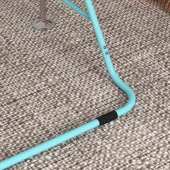 Kids Gymnastic Bar, with Adjustable Height, Foldable Horizontal Bars - Light Blue