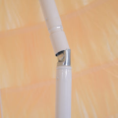 1.6m Patio Garden Hawaii Beach Sun Umbrella Sunshade Hawaiian Folding Tilting Crank Parasol (Wheat)