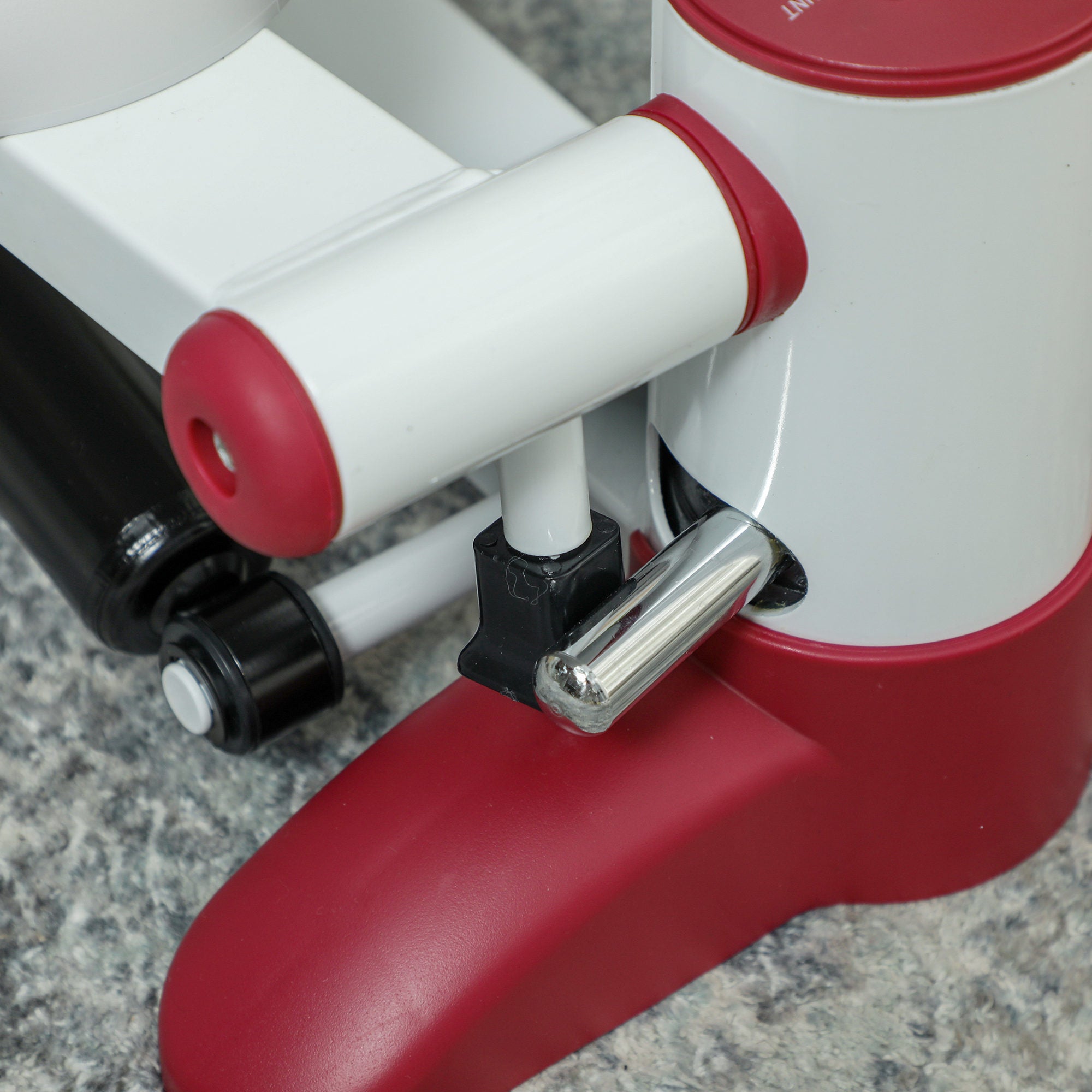 SPORTNOW Mini Stepper Machine, with LCD Monitor, Non-Slip Pedals, Grey