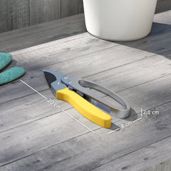 8" Garden Secateurs, Pruning Shears Heavy Duty with Sharp SK5 Blade, Bypass Pruners with Safety Lock and Non-Slip Handles, Lightweight & Ergonomic, Pruning Scissors for Precise Cutting