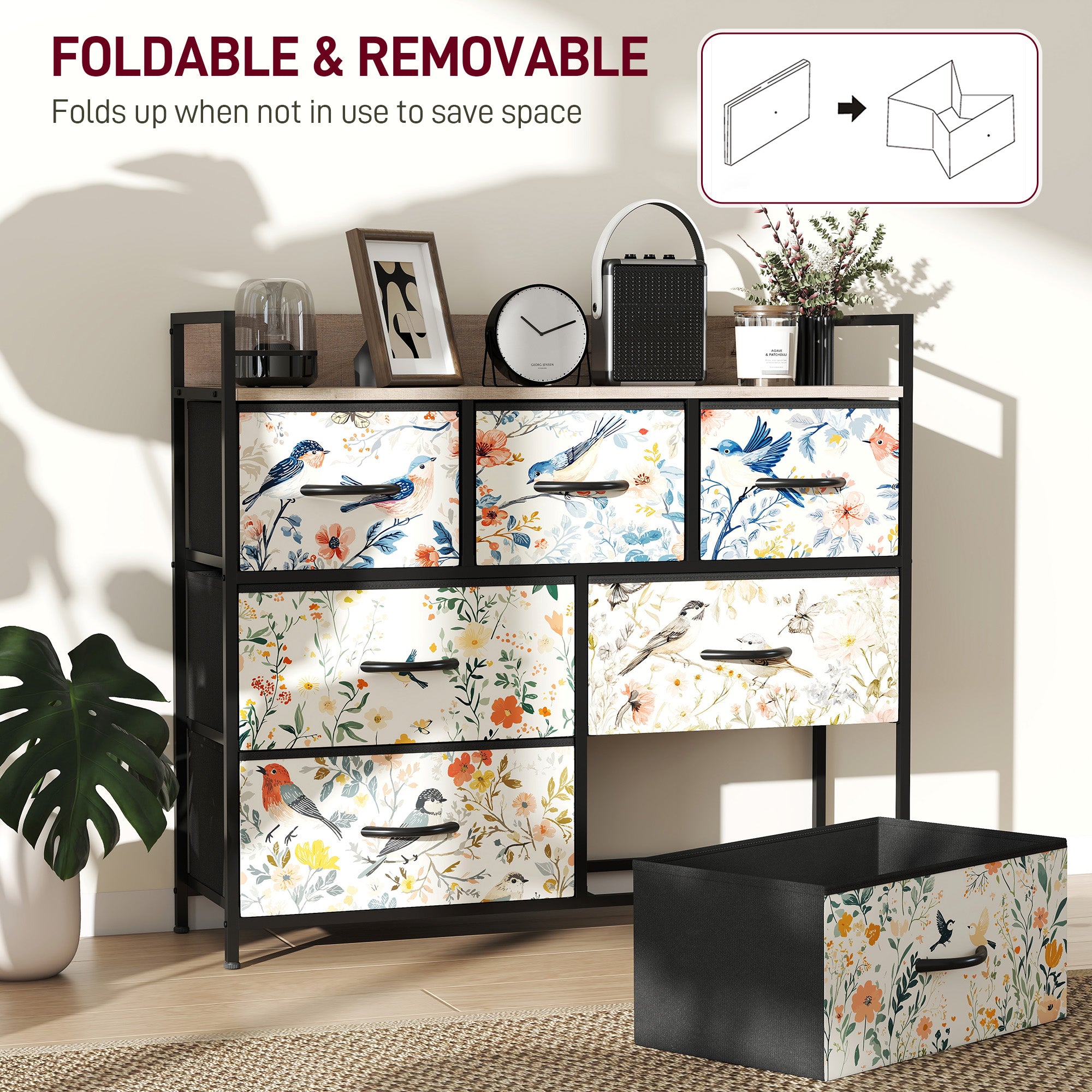 7-Drawer Chest of Drawers - White