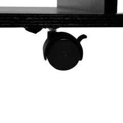 Modern TV Cabinet Stand Storage Shelves Table Mobile Bedroom Furniture Bookshelf Bookcase Black