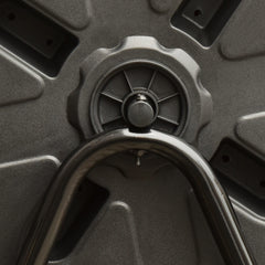 160L 360° Rotating Dual Chamber Composter - Orange