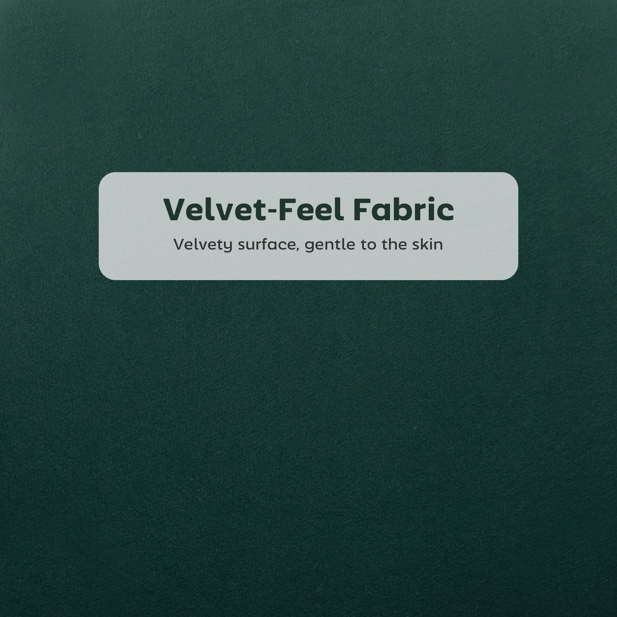 Fynco - Set of Two Velvet-Feel Lotus Bar Stools - Dark Green