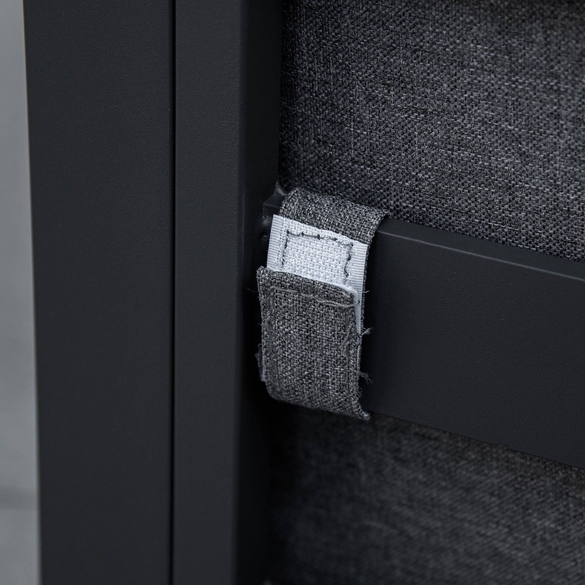 Nine-Piece Aluminium Garden Set, with Glass-Top Table - Grey