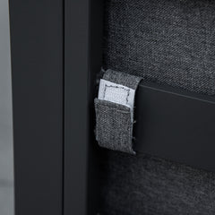 Nine-Piece Aluminium Garden Set, with Glass-Top Table - Grey