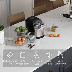12kg Countertop Ice Machine, with Scoop