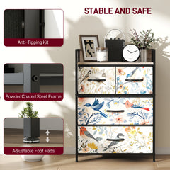 4-Drawer Chest of Drawers - White