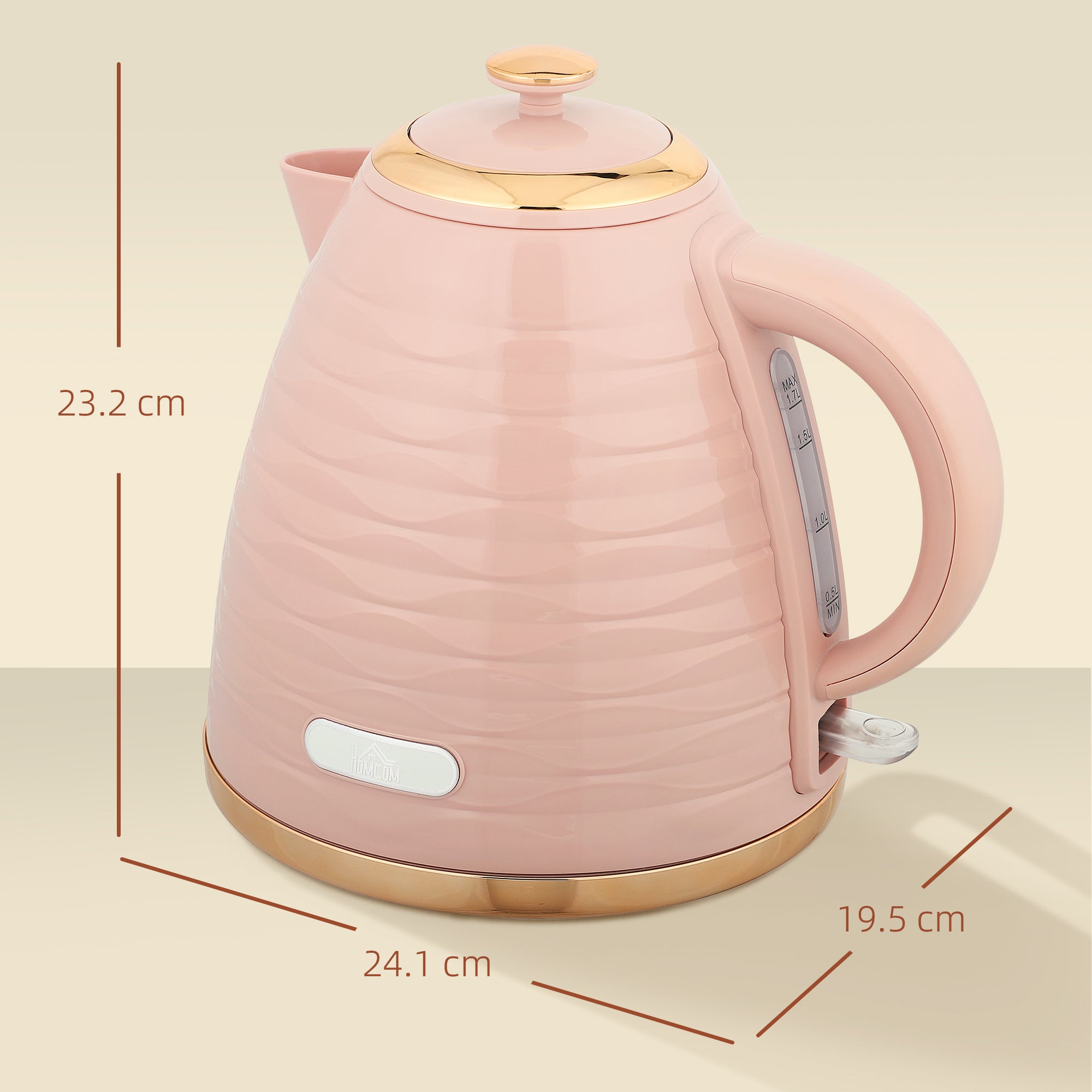 Fynco - 3kW Rapid Boil Honeycomb Kettle - Pink