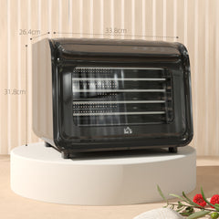 35-70°C Six-Tray Food Dehydrator - Black
