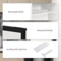 35L Mini Freezer, -24℃ to -14℃ Temperature - Silver Tone