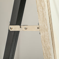 162.6 cm Two-Tone Full Length Mirror - White/Oak-Tone