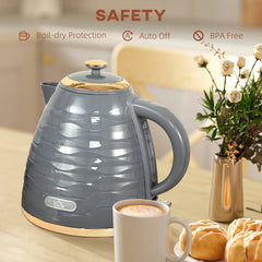 3kW Rapid Boil Honeycomb Kettle - Grey