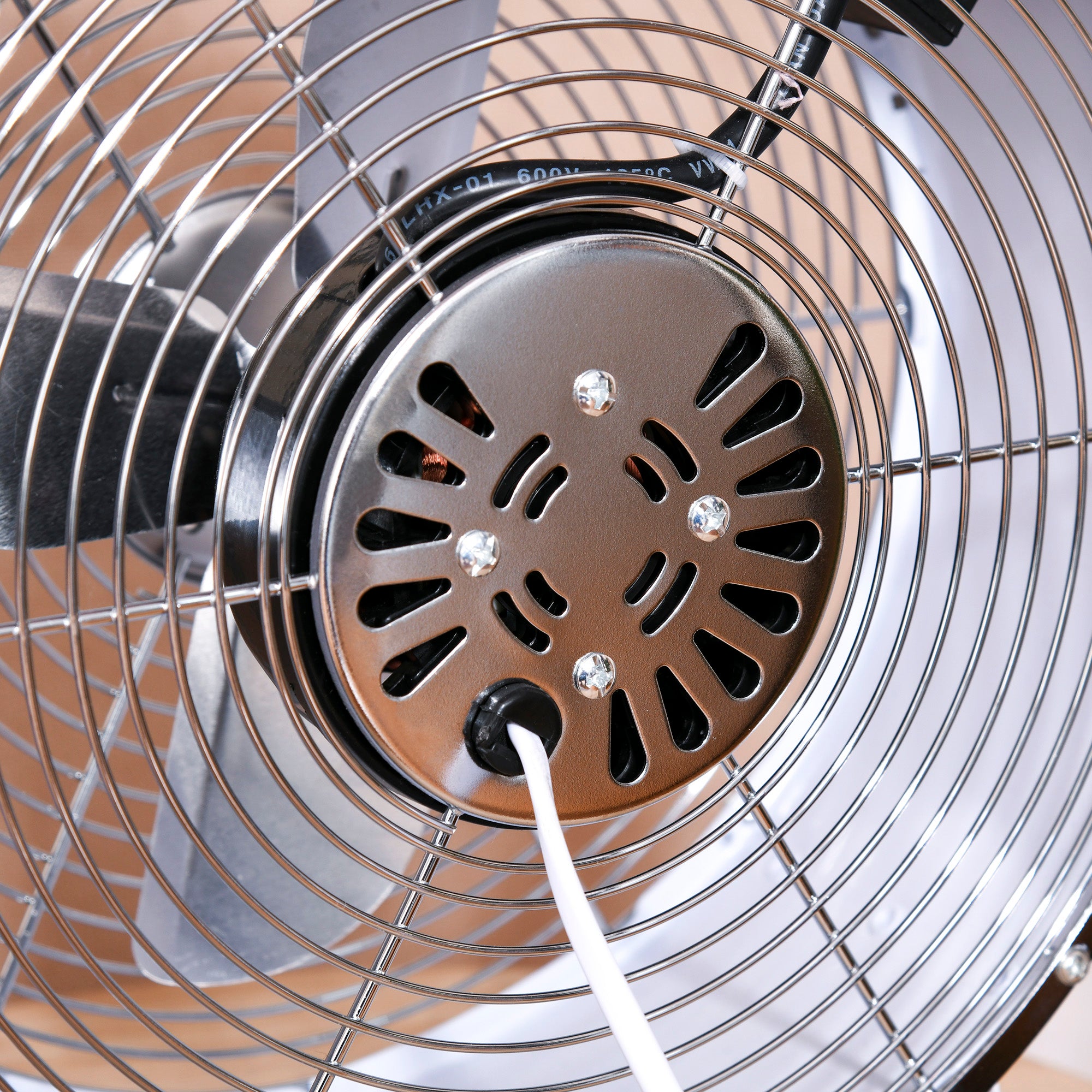 10" 2-Speed Electric Table Desk Fan w/ Safety Guard Anti-Slip Feet Portable Personal Cooling Fan Home Office Bedroom White