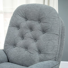 Relaxed Swivel Armchair - Grey