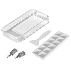 46 Litre Lockable Countertop Fridge - Grey