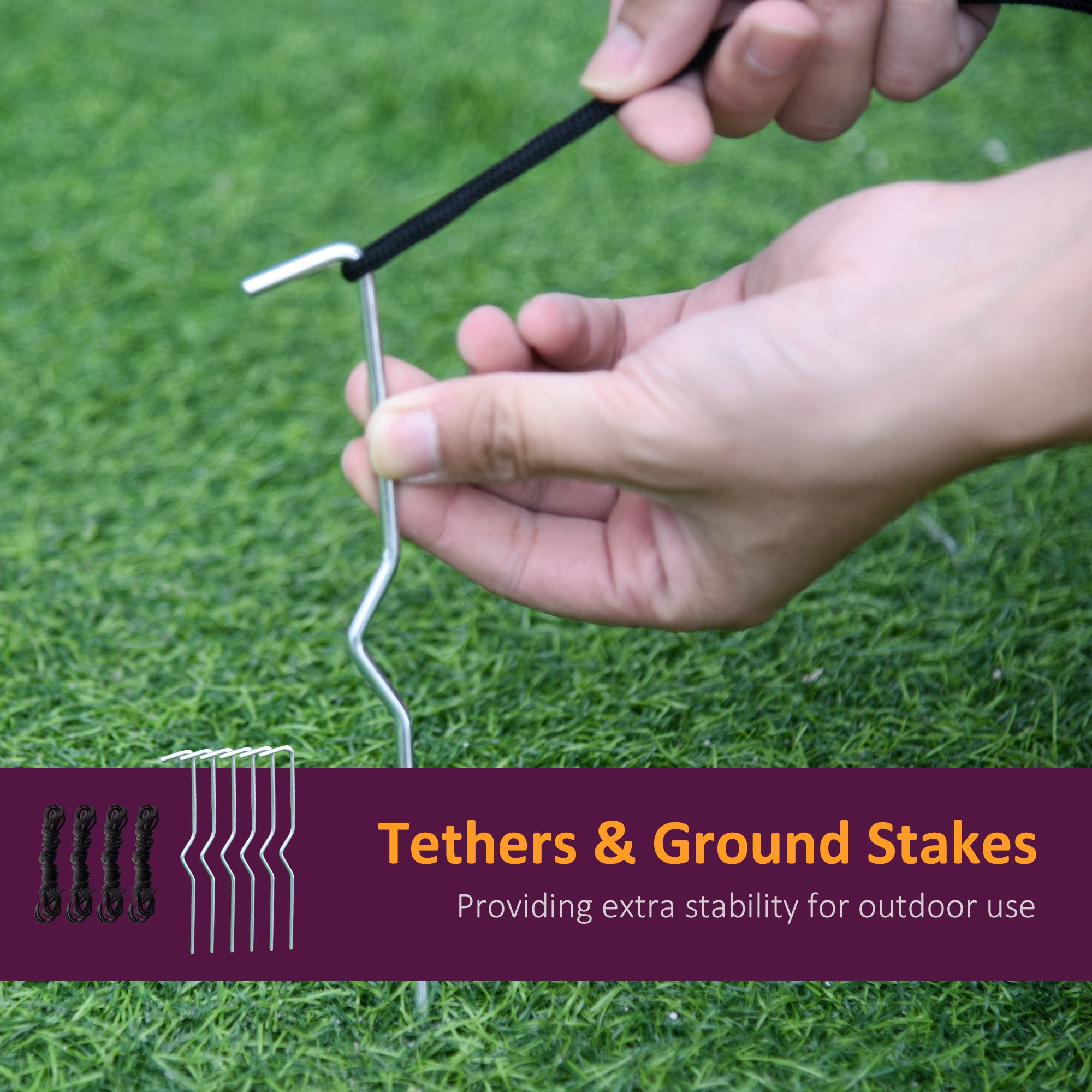 1.8m Inflatable Halloween Lawn Decoration with LED Witches Around A Black Cauldron Outdoor Air Blown Holiday Décor