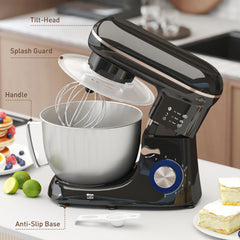 1300W Kitchen Stand Mixer, with Accessories - Black