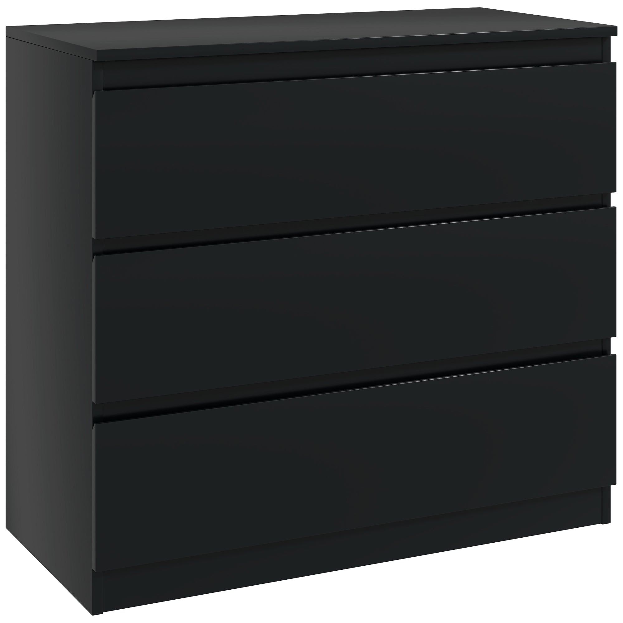 Chest of Three Drawers - Black