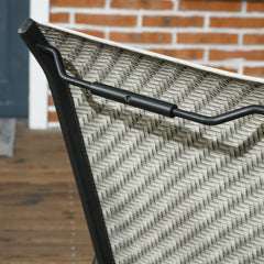 Four-Piece Stacking Rattan Garden Seat Set - Mixed Grey