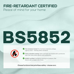 Fynco - Modern Velvet Double Seat Sofa w/ Wood Frame Foam Padding High Back Soft Comfortable Compact Couch Green