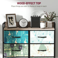 8-Drawer Chest of Drawers - Blue