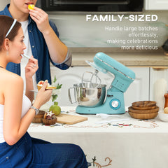 1300W Kitchen Stand Mixer, with Accessories - Blue