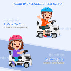 Compatible Kids Ride On Car Truck Mercedes Benz Licensed Toddler Foot To Floor Slider w/Under Seat Storage for 12 - 36 Months White