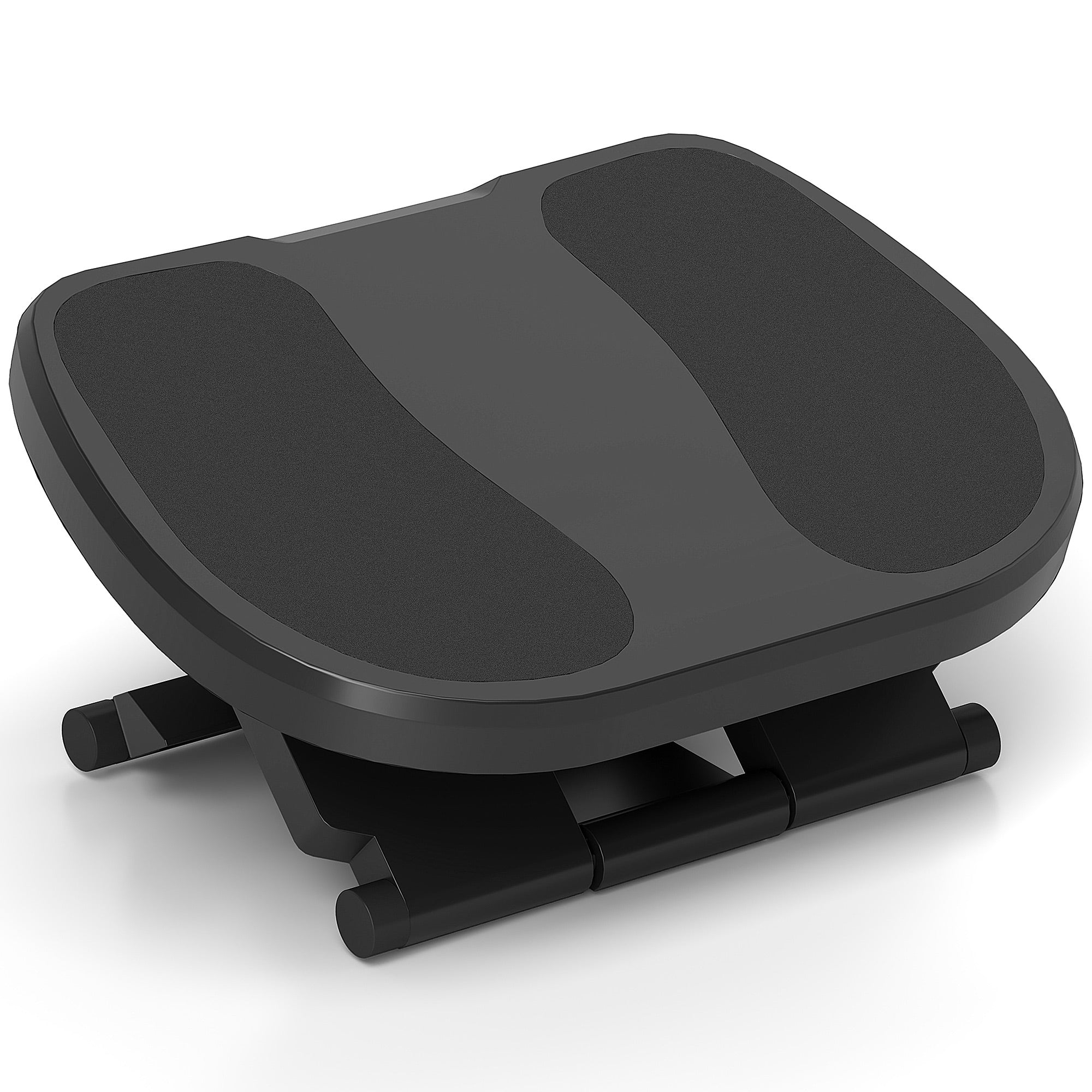 0-30° Three-Height Under-Desk Support Footrest - Grey