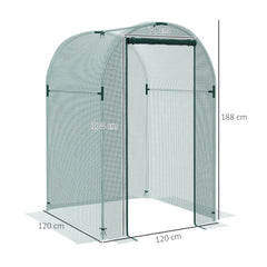 Fynco - 120 x 120cm Mini Polytunnel Greenhouse