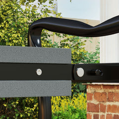 2 In 1 Garden Kneeler Seat Kneeling Pad Support Bench Foldable Knee Protector, Grey