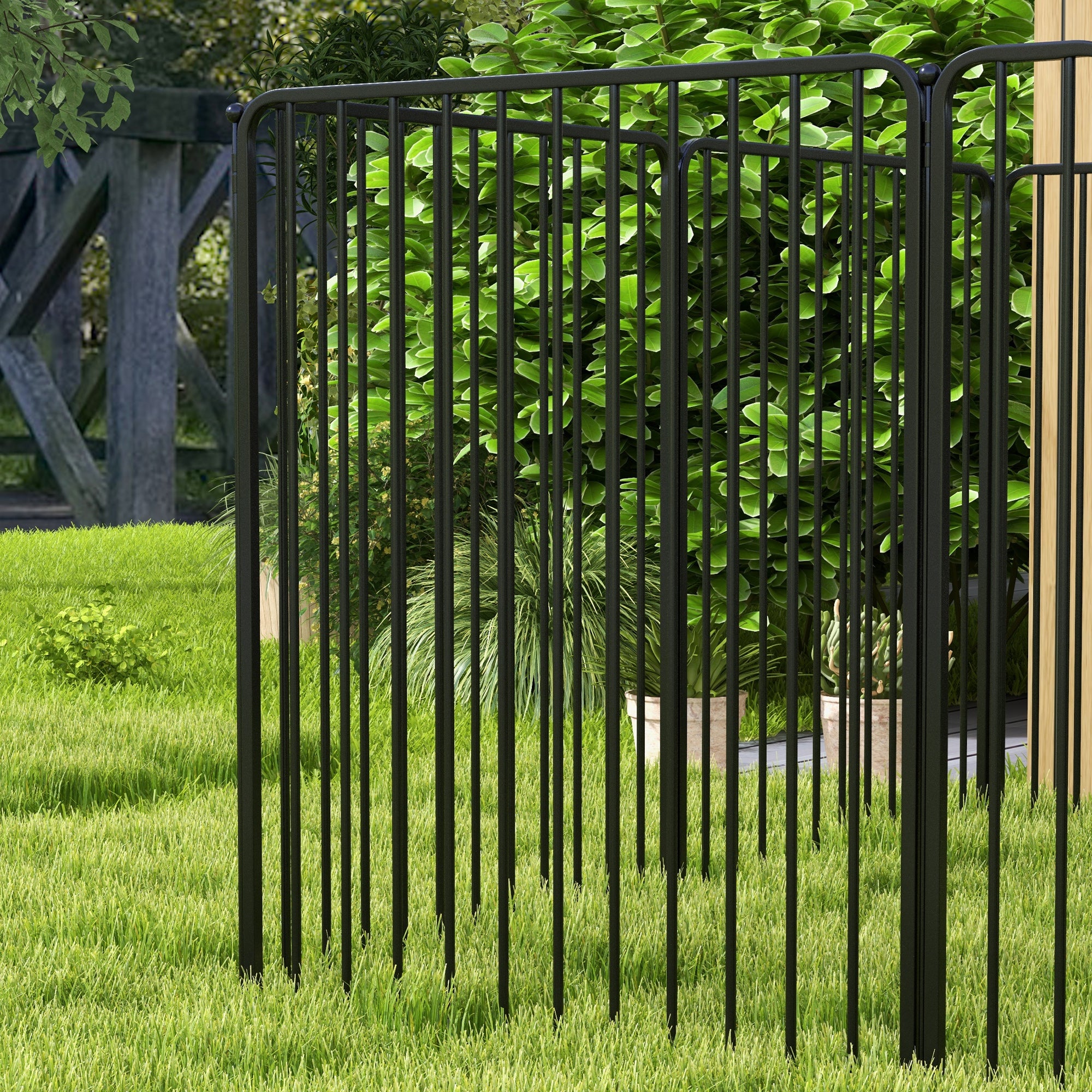 100cm 8 Panels Heavy Duty Dog Pen, Pet Playpen for Indoors, Outdoors, Small, Medium, Large Dogs