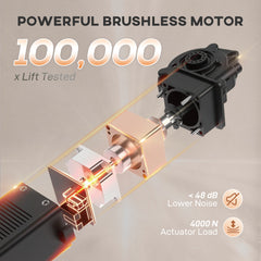 Fynco - Corduroy Electric Massage Recliner - Brown