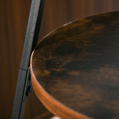 Freestanding Metal Coat Rack Stand 9 Hooks Clothes Tree with 1 Shelf Hat Display Hall Tree Hanger Bag Umbrella Hanging Organiser Brown