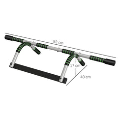 Pull-Up Bar for Doorway, Home Fitness Door Horizontal Push up Bar for Indoor Gym Upper Body Workout, Green