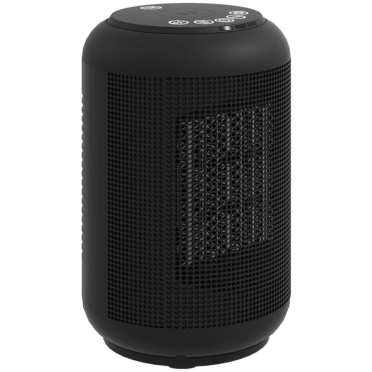 Fynco - 1500W Ceramic Electric Heater with Fan, Timer, Oscillation - Black