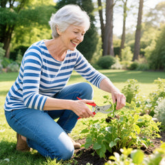 3 Pcs Garden Shears Set with Hedge Shears, Lopper, Garden Secateurs, Lightweight and Compact, Tree Shrub Care Kit for Pruning with Soft Grip Handle