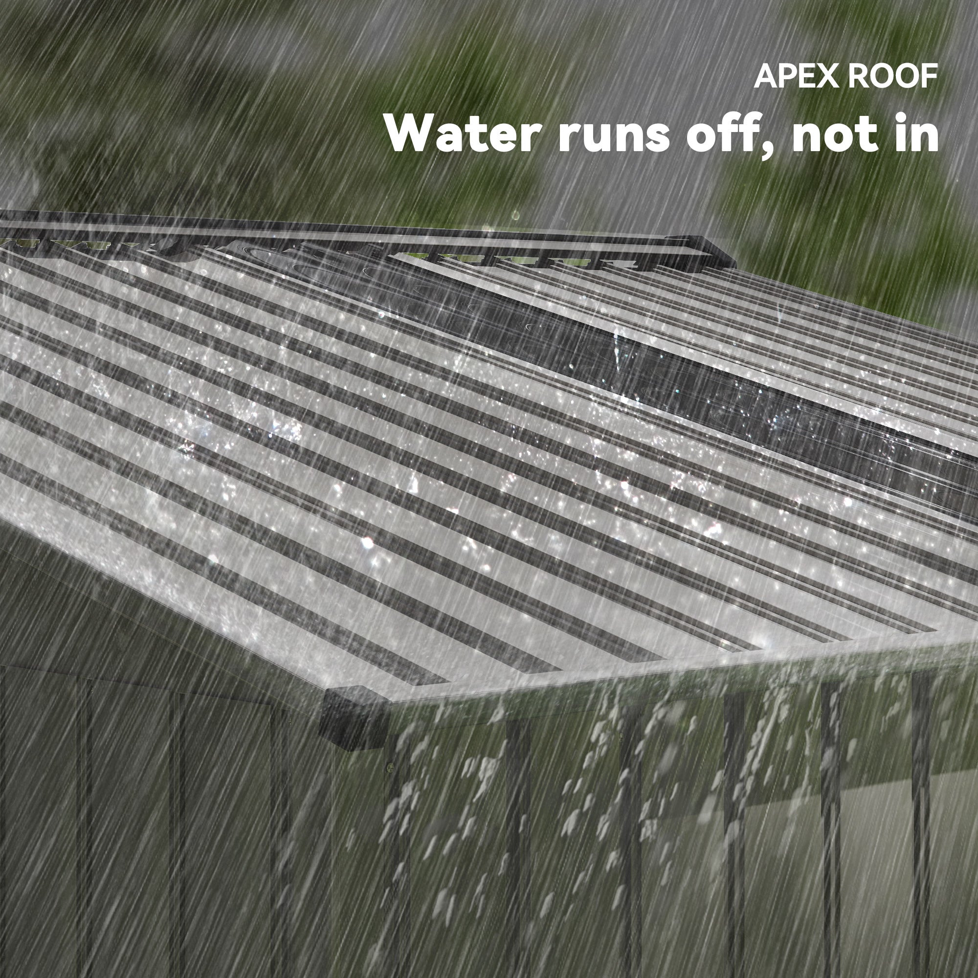 Fynco - Garden Storage Shed, Metal Outdoor Storage Shed House with Foundation Kit, Ventilation, Doors, 9 x 6FT, Grey