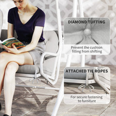 Fynco - Three-Seater Bench Cushion - Light Grey