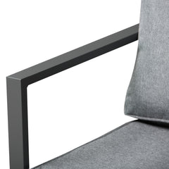 9PCs Patio Aluminium Dining Set, Space Saving Cube Set with 4 Chairs, 4 Ottoman, Cushions, 8 Seater Garden Furniture