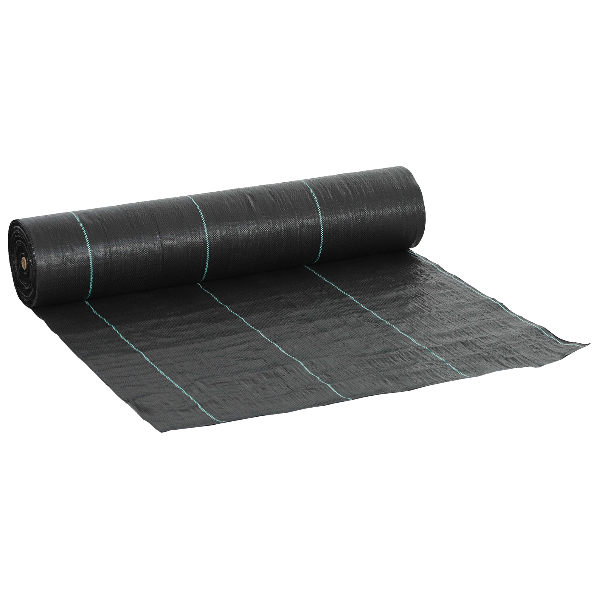 2m x 90m Weed Control Membrane, Heavy Duty Weed Control Barrier Fabric, 90gsm Ground Cover for Patios, Garden, Flower beds, Landscaping