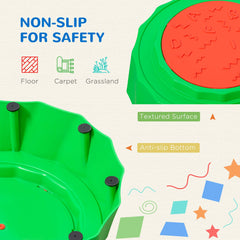 Eight-Piece Kids Stepping Stones, with Non-Slip Surface & Bottom, for Toddlers - Multicoloured