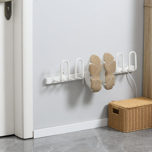 Fynco - 3 Pairs Electric Shoe Dryer, Wall Mounted Shoe Warmers with Constant Temperature for Boots, Leather Shoes, Socks, White